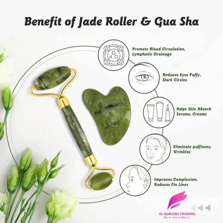 Jade Roller + Gua Sha for Anti-Aging & Radiant Skin 🌿💆‍♀️